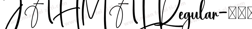 JAHMAL Regular字体转换